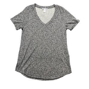 Athleta Small Short Sleeve Modal Blend Breezy Scoop V Neck T Shirt